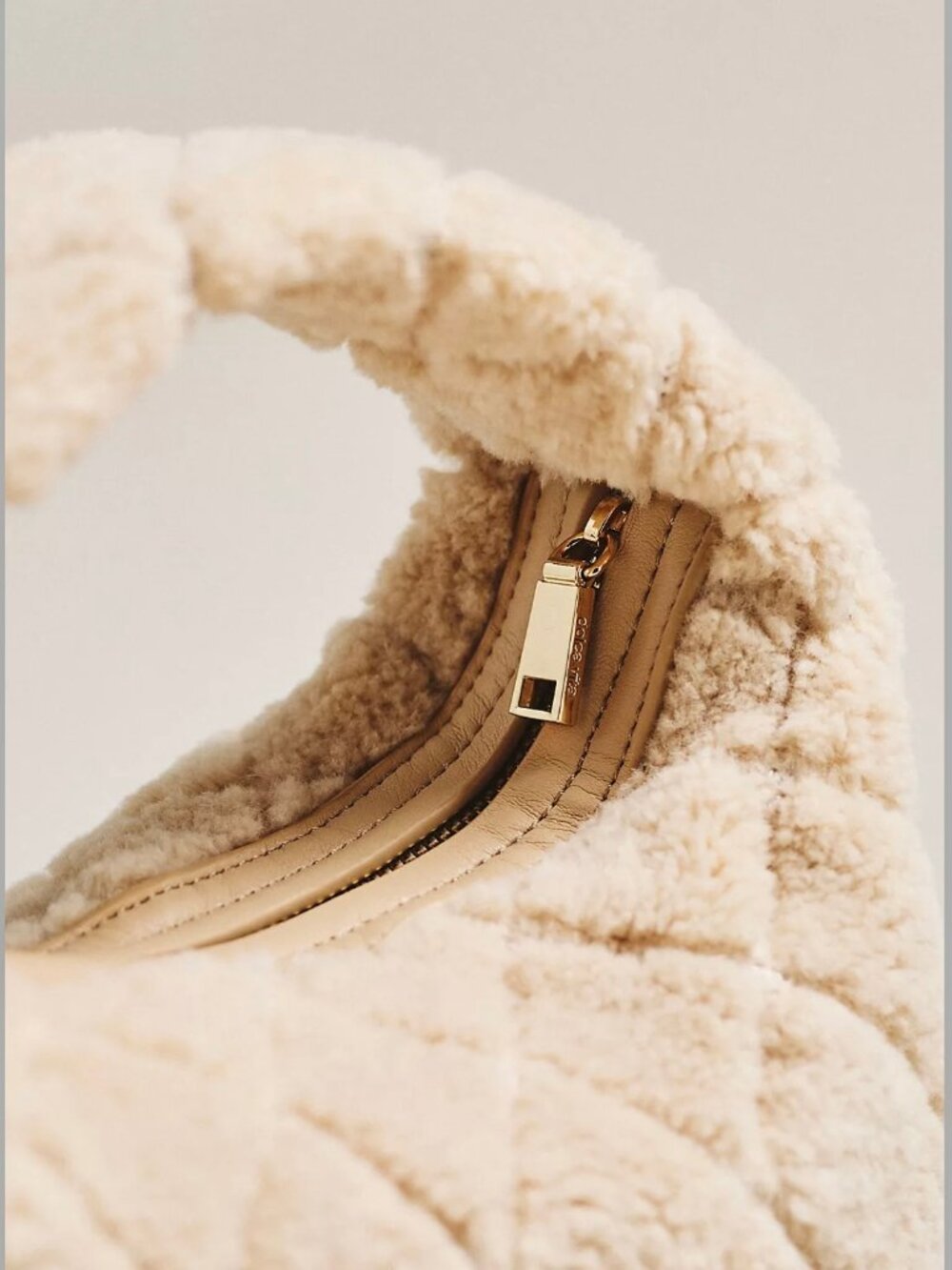 NWT Dolce Vita Frankie Faux Fur Satchel - Picture 5 of 16